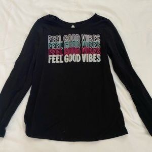 Justice long sleeve shirt. Size 10.